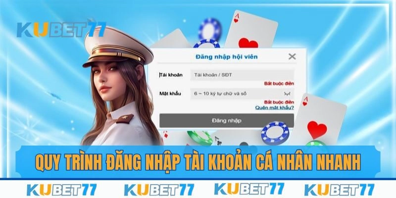 Quy trình đăng nhập tài khoản cá cược nhanh gọn đảm bảo chính xác